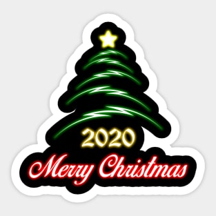 15 - 2020 Merry Christmas Sticker